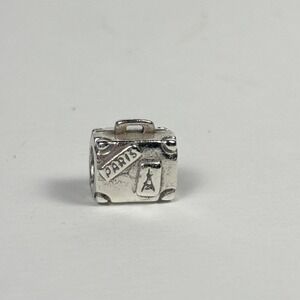 Pandora Adventure Suitcase Charm ALE S925 Sterling Silver